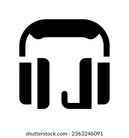 headphone icon. vector icon for your website, mobile, presentation, and logo design.
