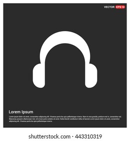 Headphone icon for web