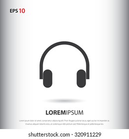 Headphone icon for web and mobile