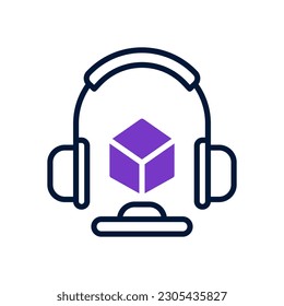 icono de auriculares para tu diseño de sitio web, logotipo, aplicación, interfaz de usuario.