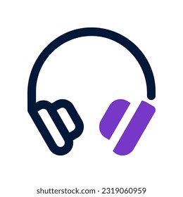 headphone icon for your website, mobile, presentation, and logo design.