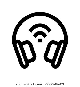 headphone icon for your website, mobile, presentation, and logo design.