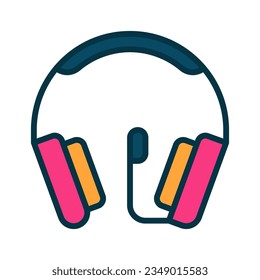 headphone icon for your website, mobile, presentation, and logo design.