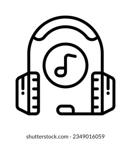 headphone icon for your website, mobile, presentation, and logo design.