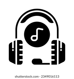 icono de auriculares para tu sitio web, móvil, presentación y diseño de logotipo.