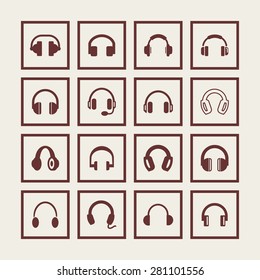 headphone icons