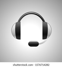 headphone illustration design, headphone vector isolated on background.