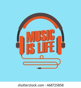 headphone isolated for music player