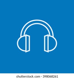 Headphone line icon.
