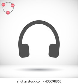 headphone . line vector icon