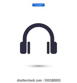 headphone . line vector icon