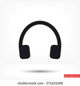 headphone . line vector icon
