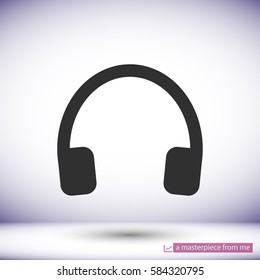 headphone . line vector icon
