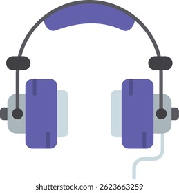 Linha de fone de ouvido vetor Ícone Design