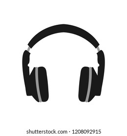 Headphone logo icon design template vector