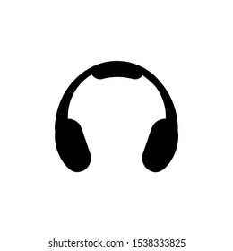 headphone logo icon vector illustration
