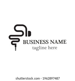 Headphone logo template vector icon design