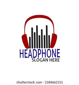 HEADPHONE logo with trendy design