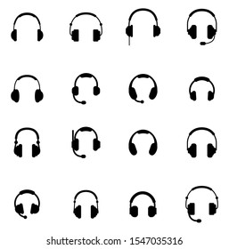 headphone logo vector illustration eps10