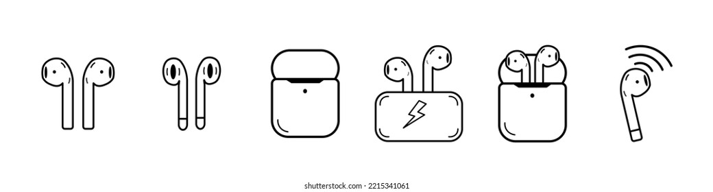 gadgets de logotipo de auriculares dispositivos de comunicación de sonido