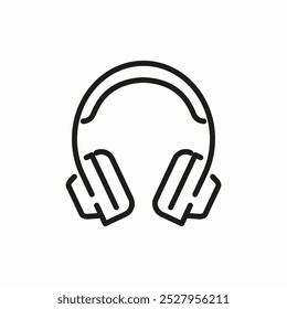 fone de ouvido música ouvir ícone assinar vetor