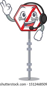 With headphone no overtaking toys above cartoon table