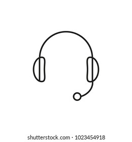 Headphone online icon