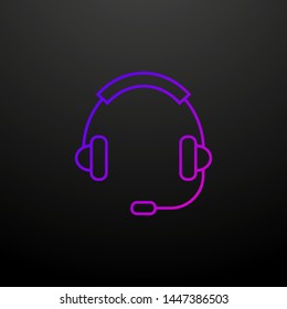 headphone operator nolan icon. Elements of logistics set. Simple icon for websites, web design, mobile app, info graphics