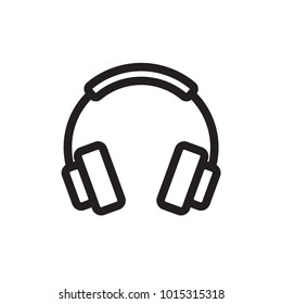 headphone outline icon