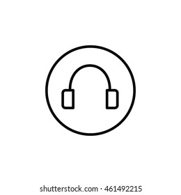 Headphone Outline Icon