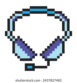  Auriculares con estilo pixel art