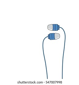  headphone plugs flat design