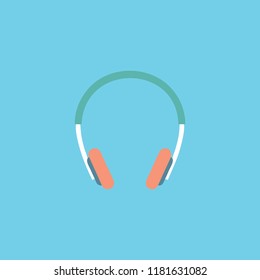 Headphone simple icon
