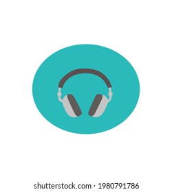 ilustración de clip vectorial simple de auriculares