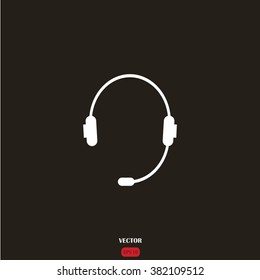headphone for support or service