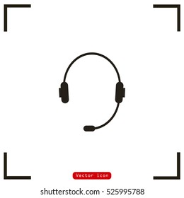 headphone for support or service