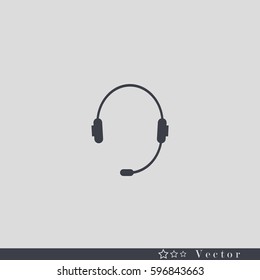 headphone for support or service