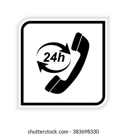 Headphone for support or service  - vector icon