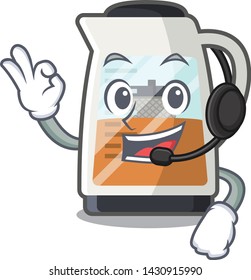 With headphone tea maker in the character refrigerators