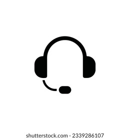 Headphone unique icon logo design