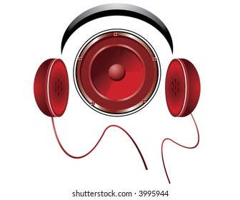 Headphone vector