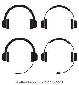 Headphone Vector Art, headset Icons