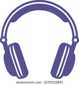 Headphone vector art, Headphone icon  vector, Vector headphone symbol illustration, Music headphone Silhouette