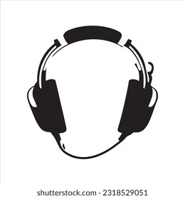 Headphone  Vector Art, Icons and silhouette