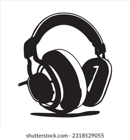 Headphone  Vector Art, Icons and silhouette