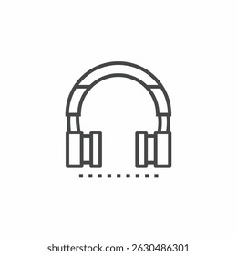 Headphone vector collection. Illustration design for business. Stock vector.