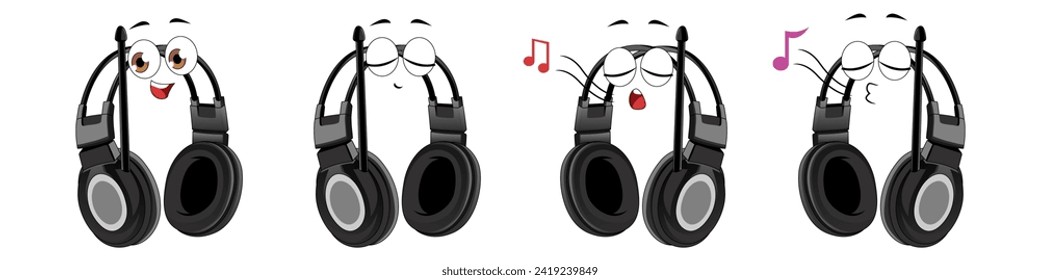 headphone vector design, suitable for various design needs. and music-themed events