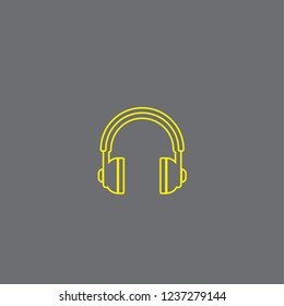 Headphone vector icon