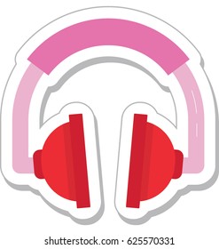 Headphone Vector Icon 