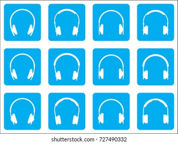 Headphone vector icon